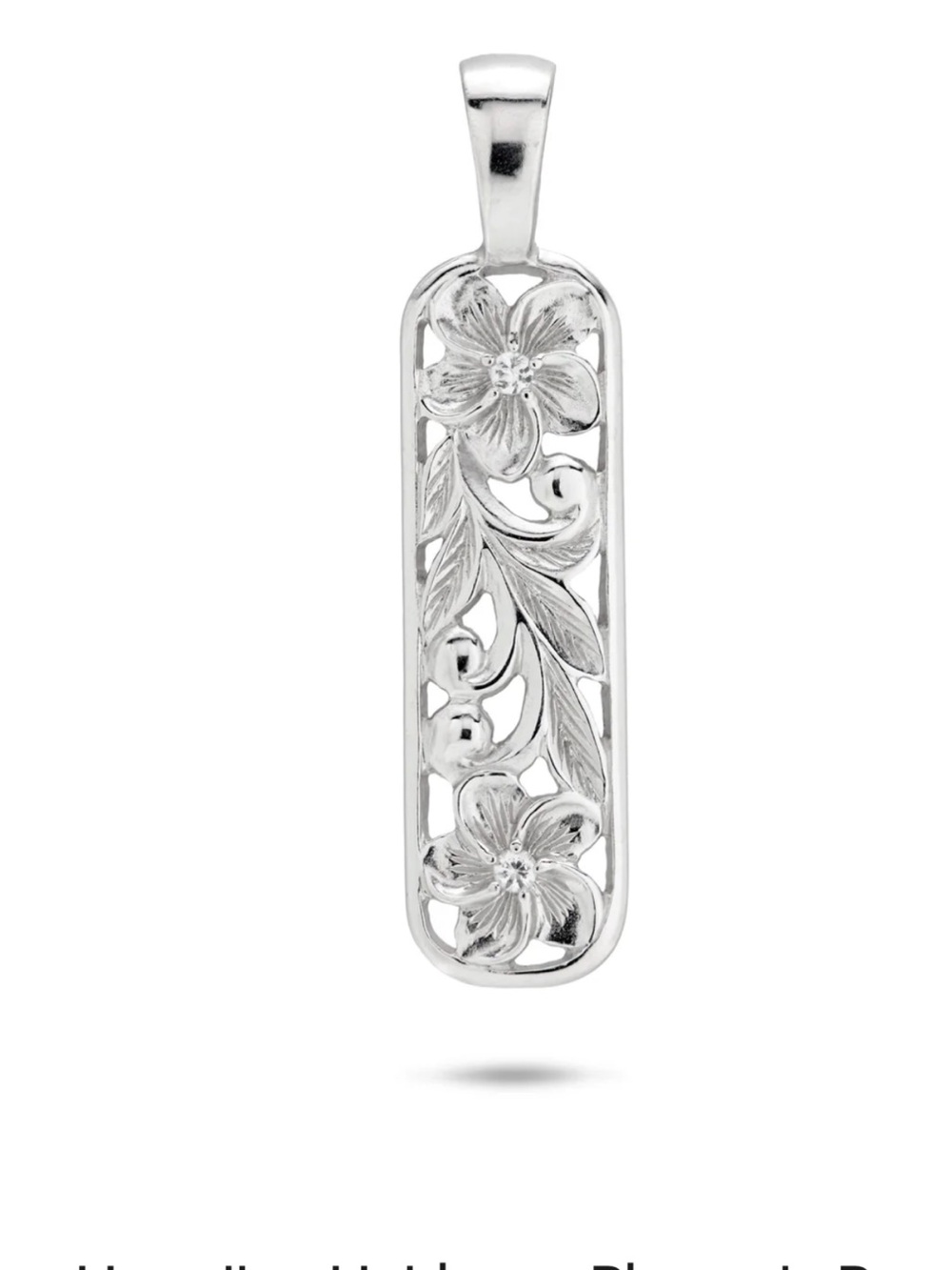 Maui Divers Hawaiian Heirloom Plumeria Pendant - Picture 7 of 9